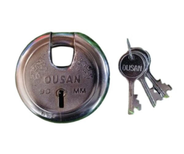Ousan 90mm Padlock  Stainless Steel Disc